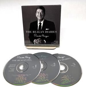 Audiobook - The Ronald Reagan Diaries on 3 CDs - Ronald, Trickle Down, Diary